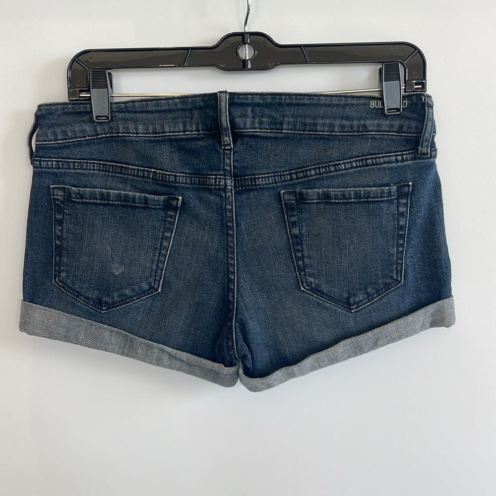 Bullhead Blue Jean Shorts Cuffed Hem Size 7 (Juniors) - Picture 3 of 4